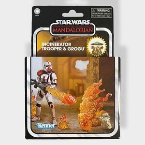 Hasbro Star Wars Vintage Collection Incinerator Trooper and Grogu Deluxe Figure